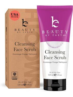 Gentle Exfoliating Face Scrub & Wash | Natural Organic Cleansing Exfoliator